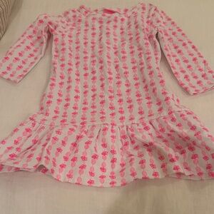 Lilly Pulitzer Pink Patterned Kids Dress